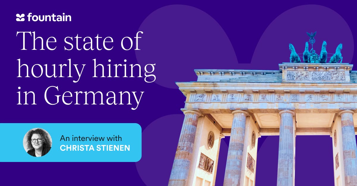 The state of hourly hiring in Germany: An interview with Christa Stienen