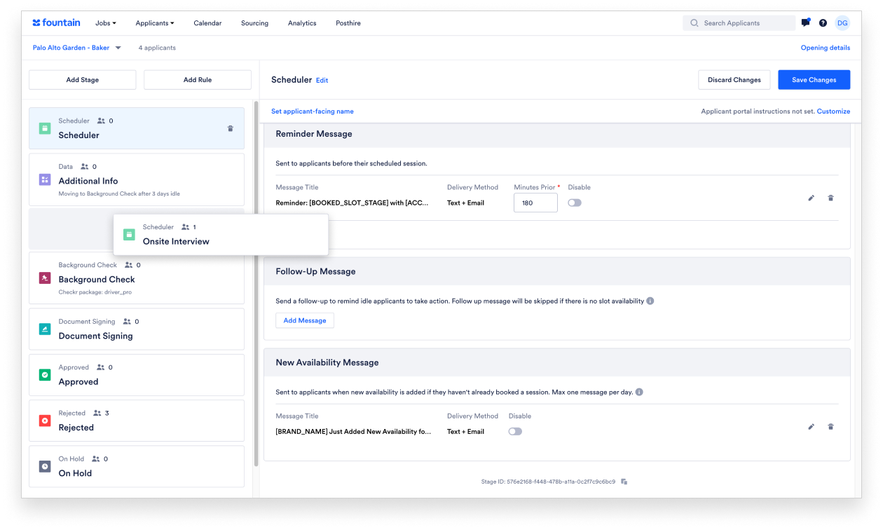 Drag and Drop Workflow Management