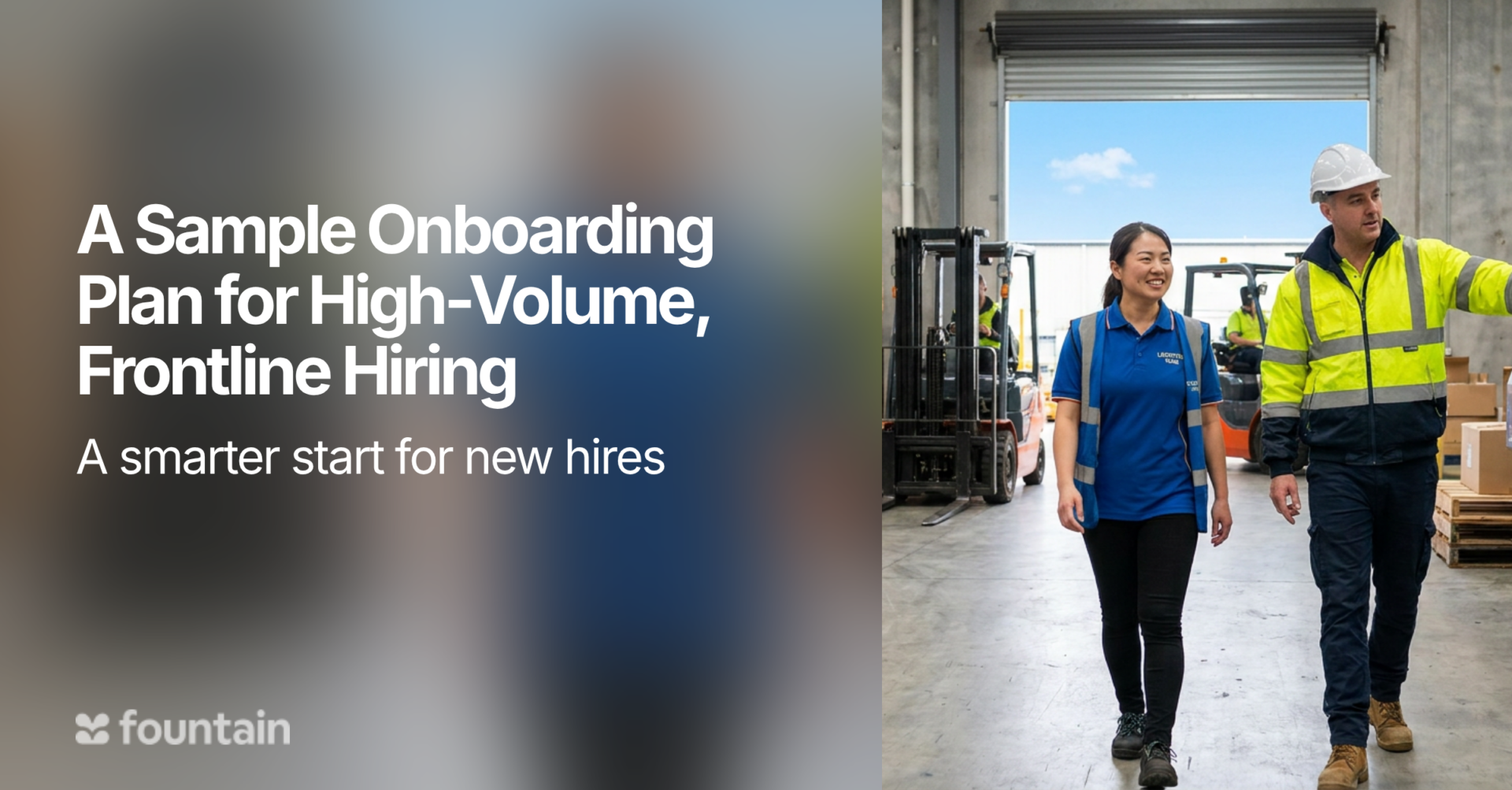 A Sample Onboarding Plan for High-Volume, Frontline Hiring